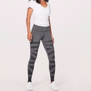Lululemon Wunder Under High-Rise Tech Mesh Leggings